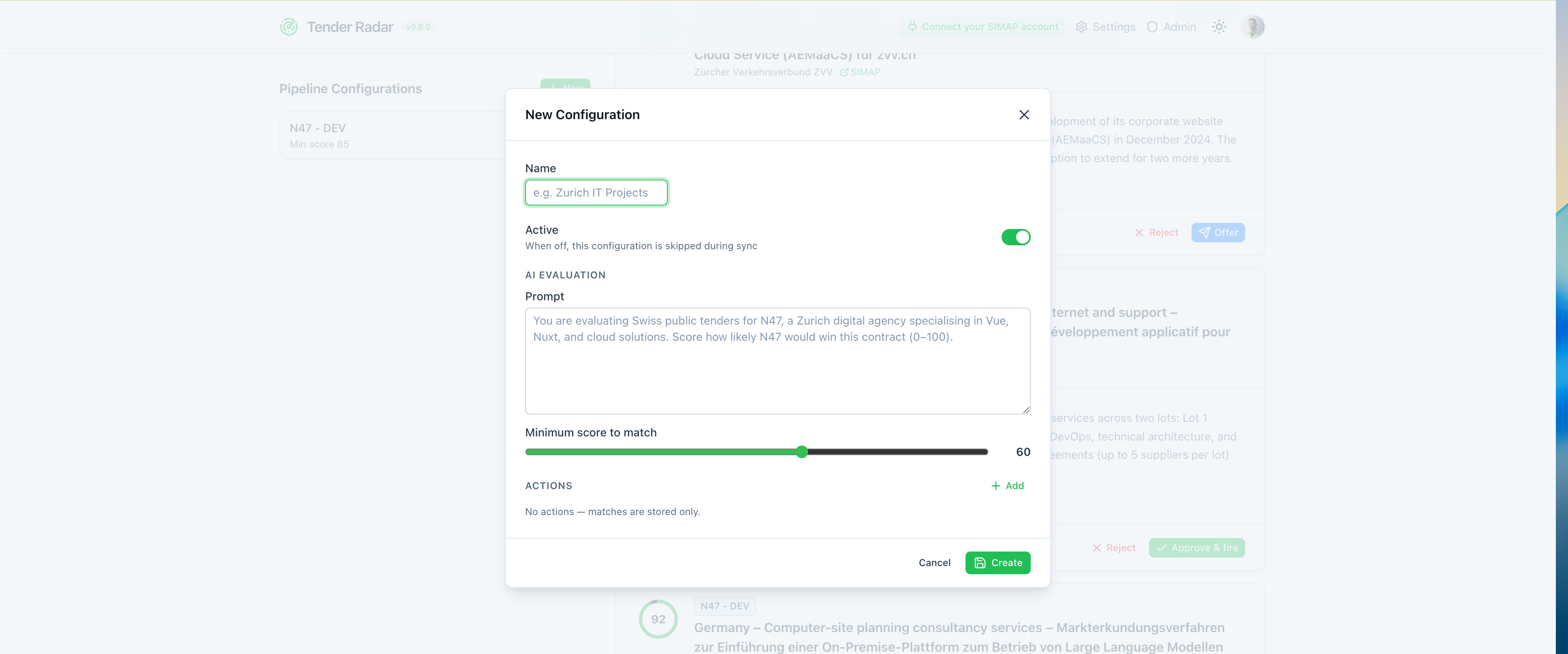Pipeline Configuration